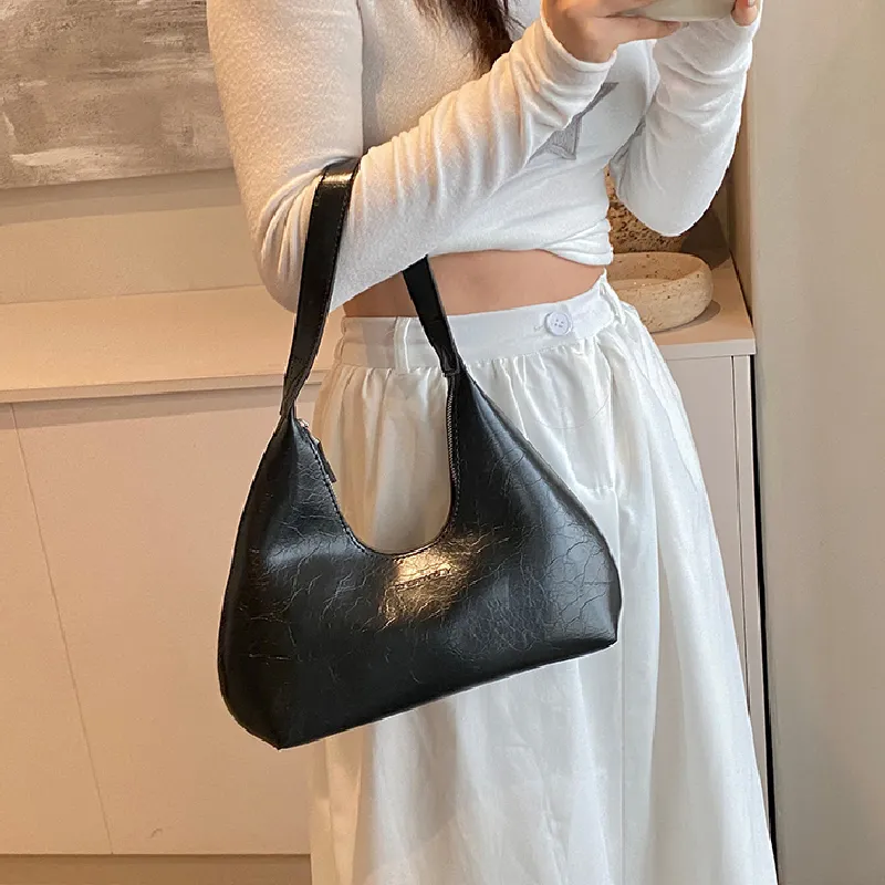 KARUISHA PU Shoulder Bag Regular Women's White/Silver/Black/Pink-7