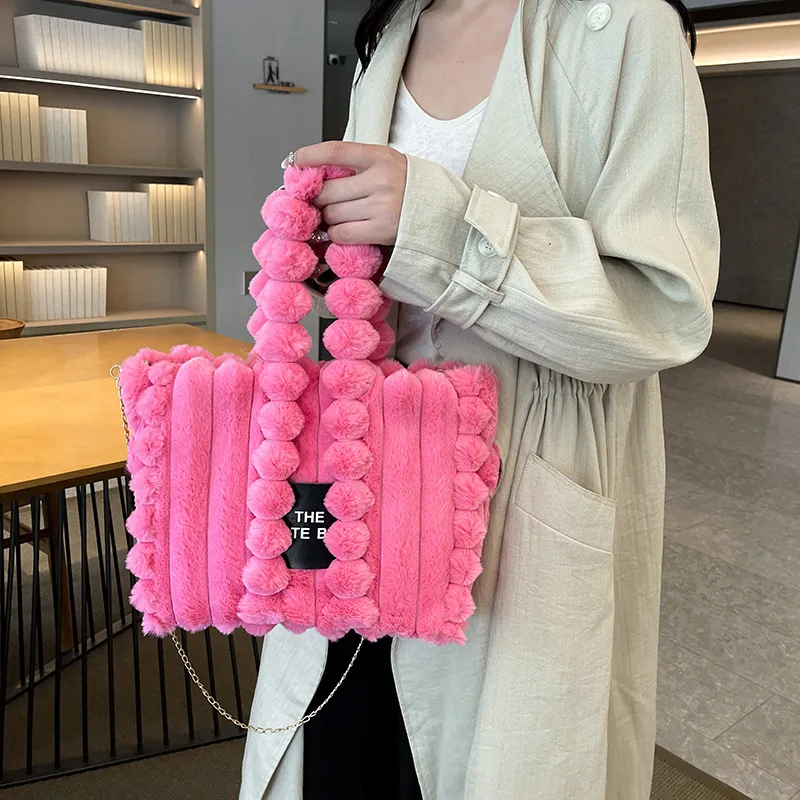 KARUISHA Plush One Shoulder Handbags Regular Women's Multicolor-9