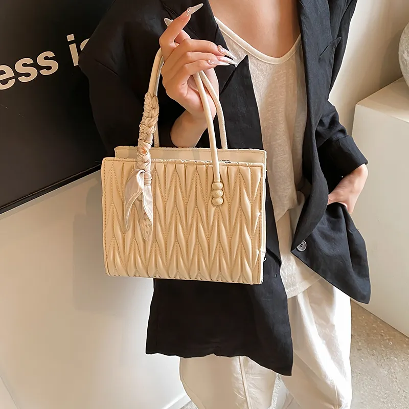 KARUISHA PU Shoulder Bag Crossbody Bag Handbag Regular Women's Pink/Khaki/Brown/Green/White/Black-20