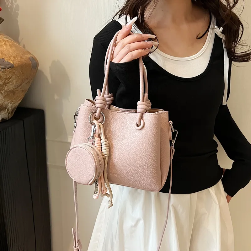 KARUISHA PU Handbag Women's White/Light Blue/Pink/Black-9