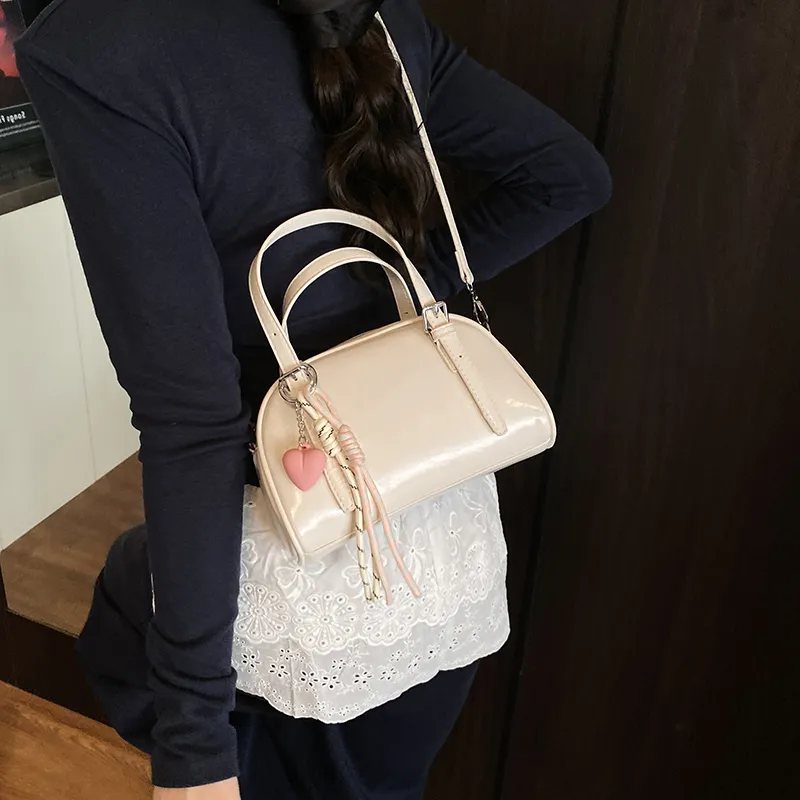 KARUISHA PU Shoulder Bag, Crossbody Bag, Handbag Women's White/Yellow/Blue/Black-3