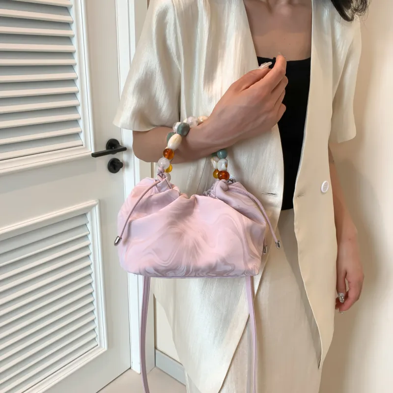 KARUISHA PU One Shoulder Handbag Women's Black/Silver/Pink/White-11