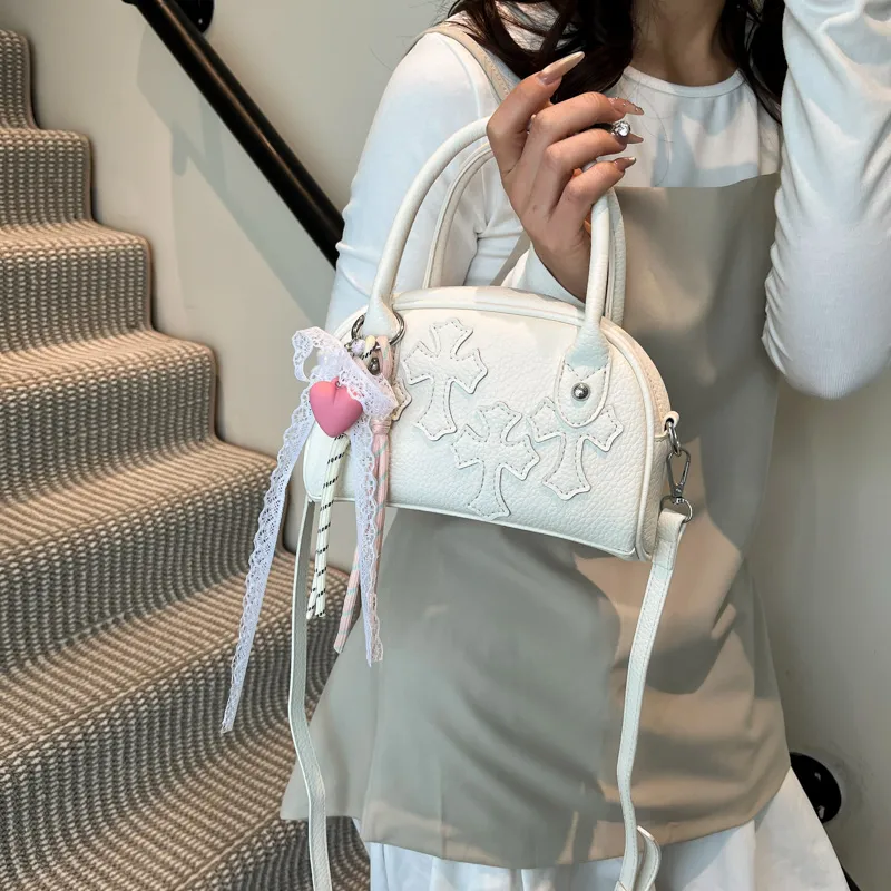 KARUISHA PU Shoulder Bag, Crossbody Bag, Handbag Women's White/Khaki/Pink/Blue/Black-1