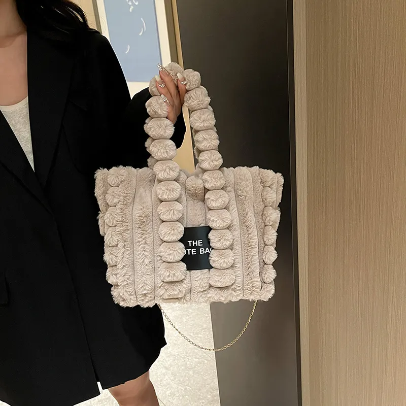 KARUISHA Plush One Shoulder Handbags Regular Women's Multicolor-13