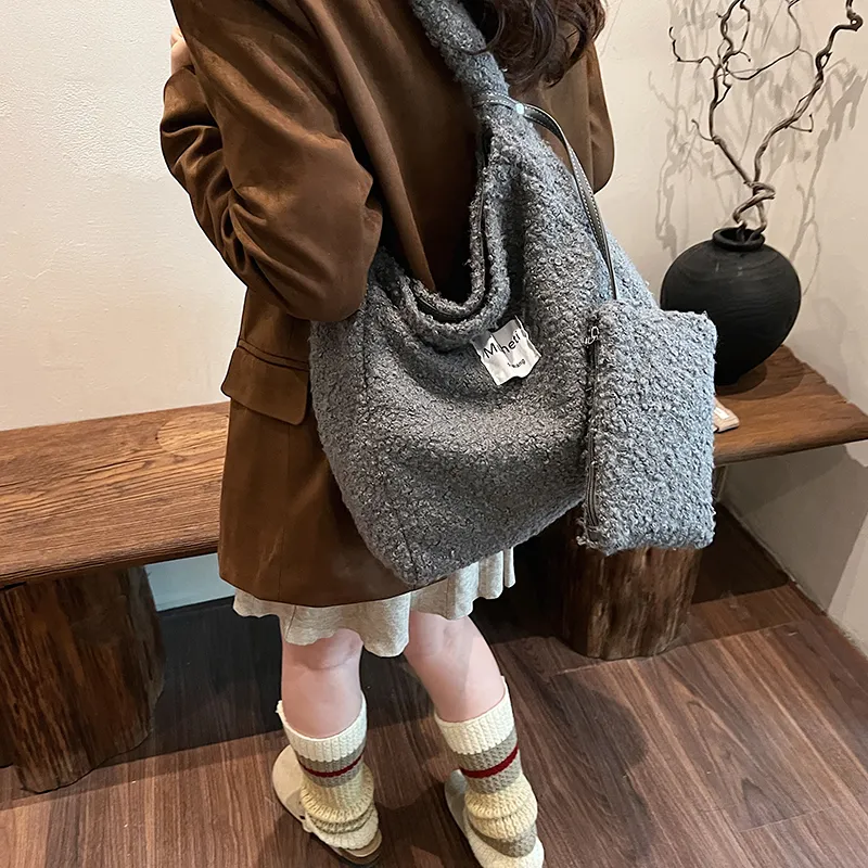 KARUISHA Canvas Crossbody Bag Canvas Bag Women's Brown/Black-31