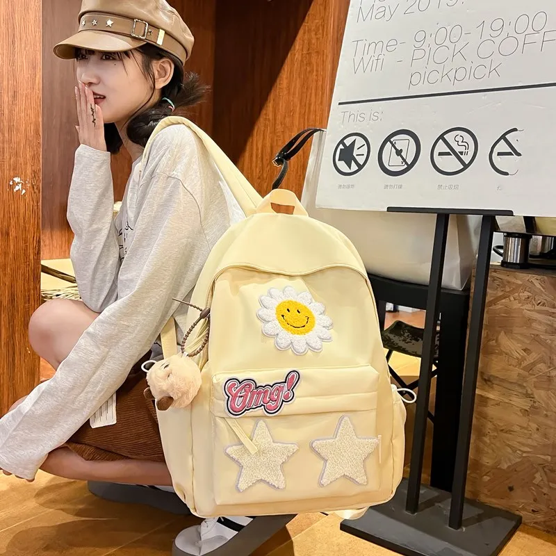 KARUISHA Composite Cloth Backpack Regular Women's Multicolor-17