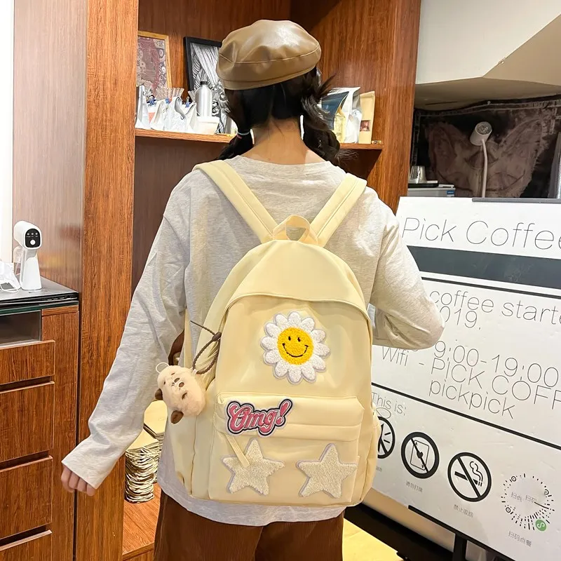 KARUISHA Composite Cloth Backpack Regular Women's Multicolor-19