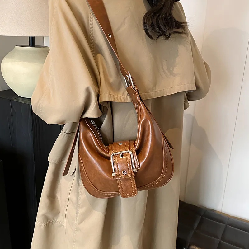 KARUISHA PU Shoulder Bag, Crossbody Bag Women's Brown/Coffee/Yellow Brown/Black-10