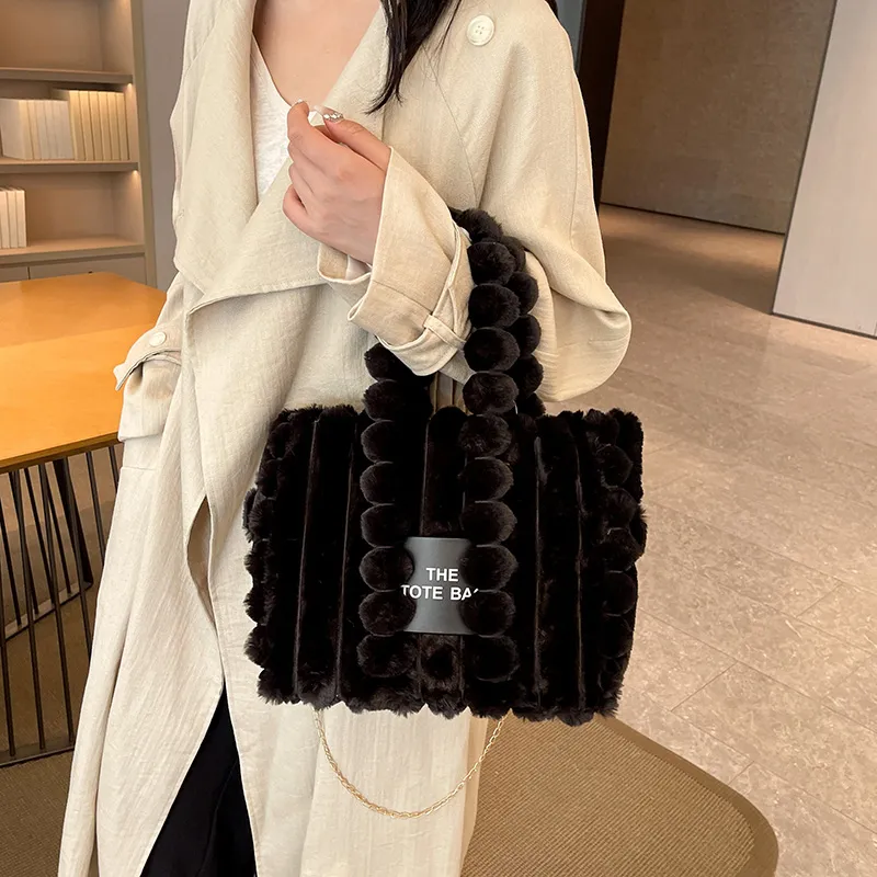 KARUISHA Plush One Shoulder Handbags Regular Women's Multicolor-19