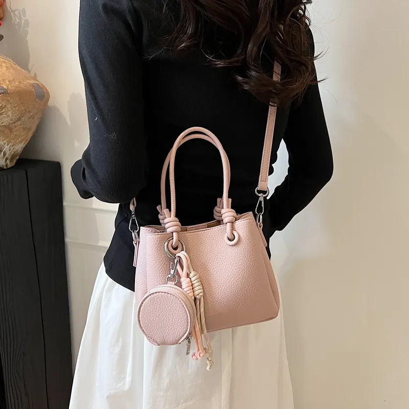 KARUISHA PU Handbag Women's White/Light Blue/Pink/Black-11