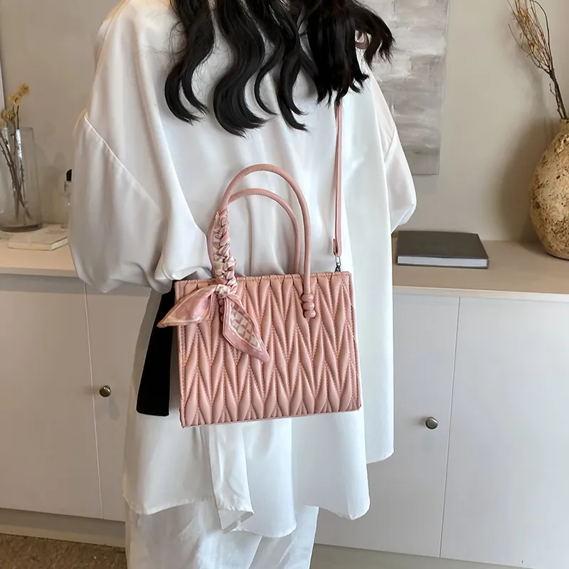 KARUISHA PU Shoulder Bag Crossbody Bag Handbag Regular Women's Pink/Khaki/Brown/Green/White/Black-5