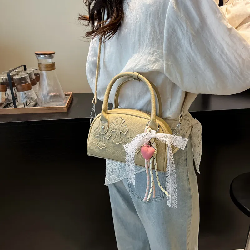 KARUISHA PU Shoulder Bag, Crossbody Bag, Handbag Women's White/Khaki/Pink/Blue/Black-7