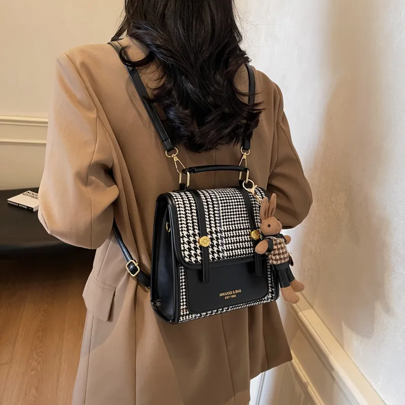 KARUISHA PU One Shoulder Crossbody Backpack Women's Multicolor-9