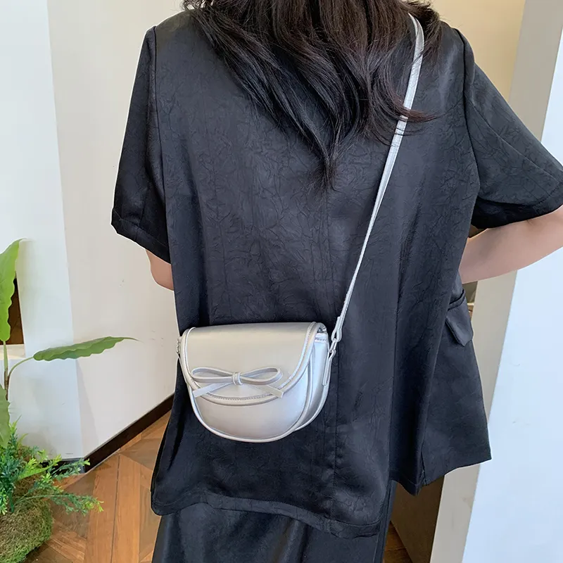 KARUISHA PU Crossbody Bag Shoulder Bag Women's White/Pink/Silver/Black-7