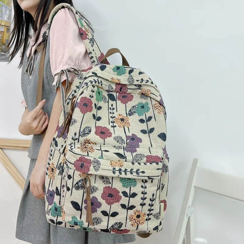 KARUISHA Nylon Backpack Women's Multicolor-1