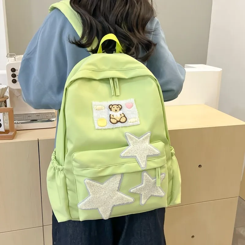 MOM'S HELPER Composite Cloth Backpack Women's Multicolor-11