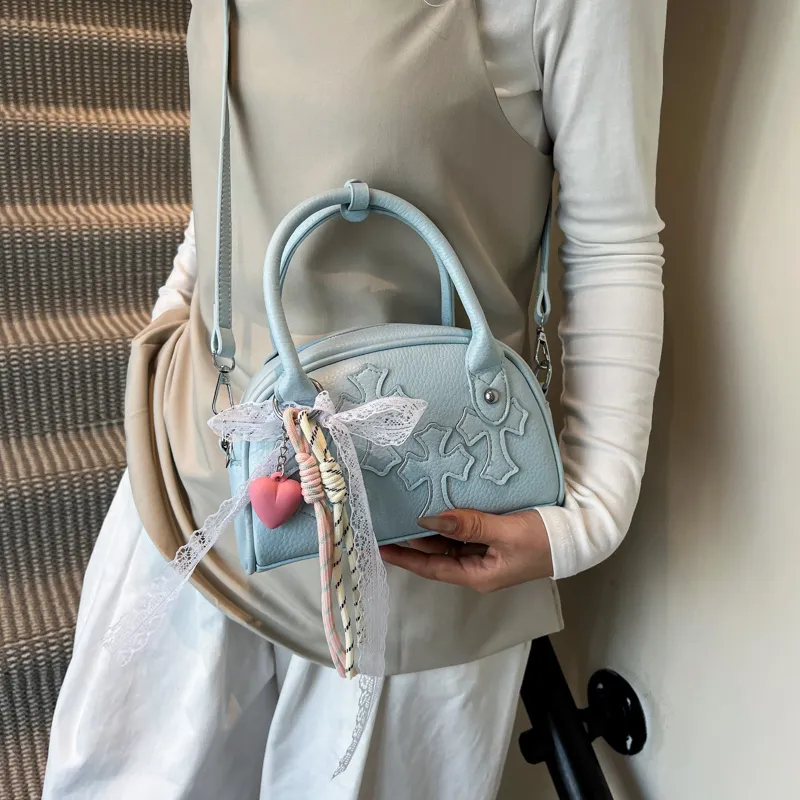 KARUISHA PU Shoulder Bag, Crossbody Bag, Handbag Women's White/Khaki/Pink/Blue/Black-14