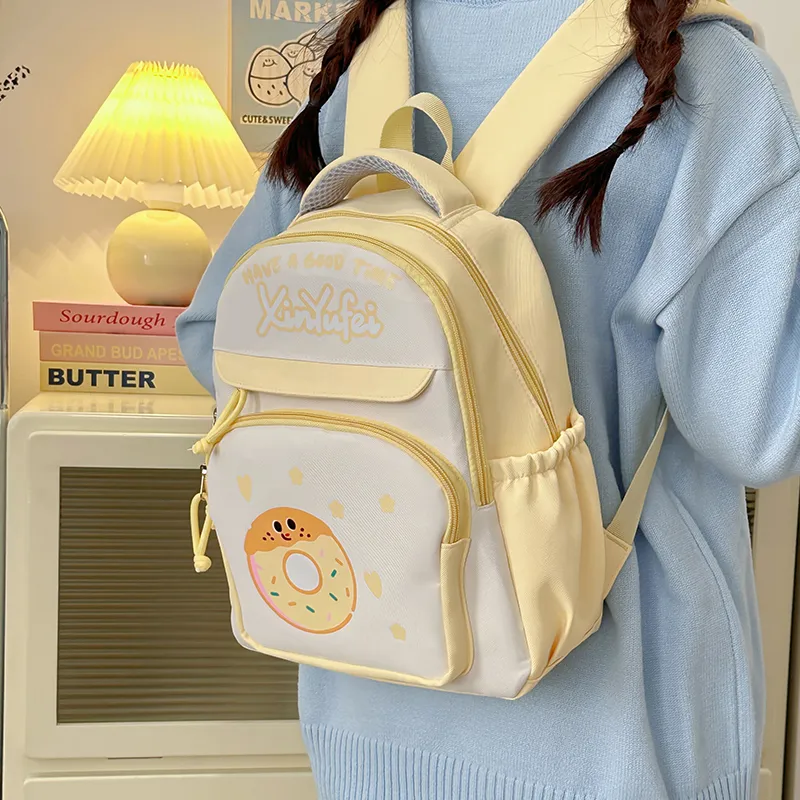 KARUISHA Nylon Backpack Large Size Unisex Multicolor-15