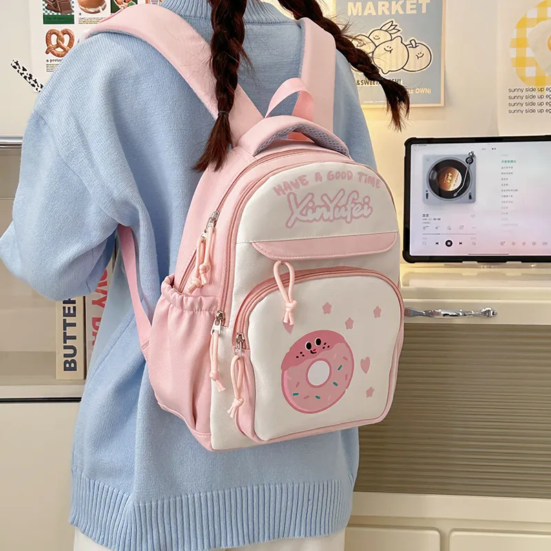 KARUISHA Nylon Backpack Large Size Unisex Multicolor-1