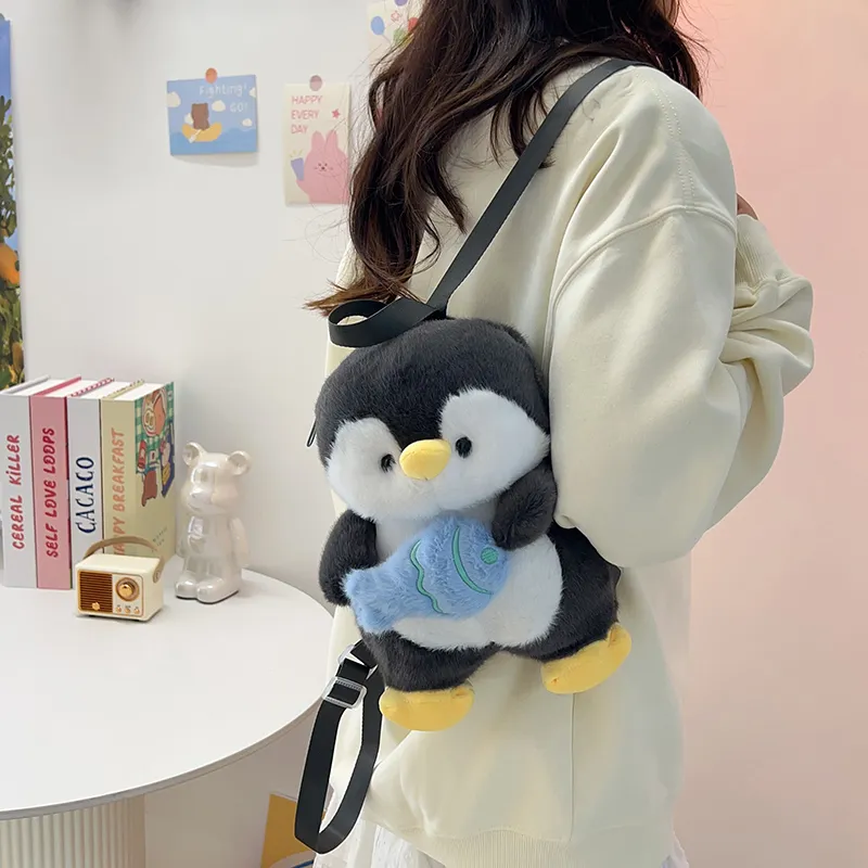 KARUISHA Plush Backpack Regular Women's Multicolor-26