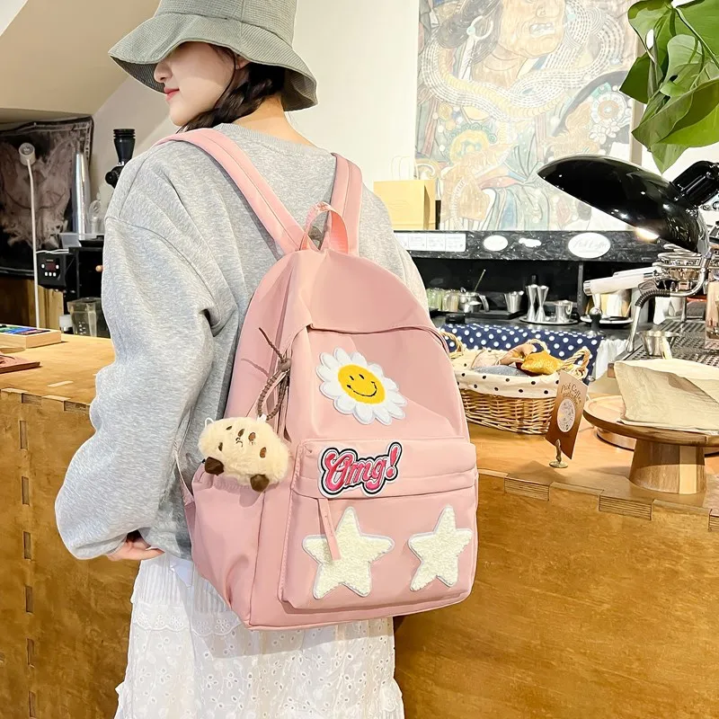 KARUISHA Composite Cloth Backpack Regular Women's Multicolor-4
