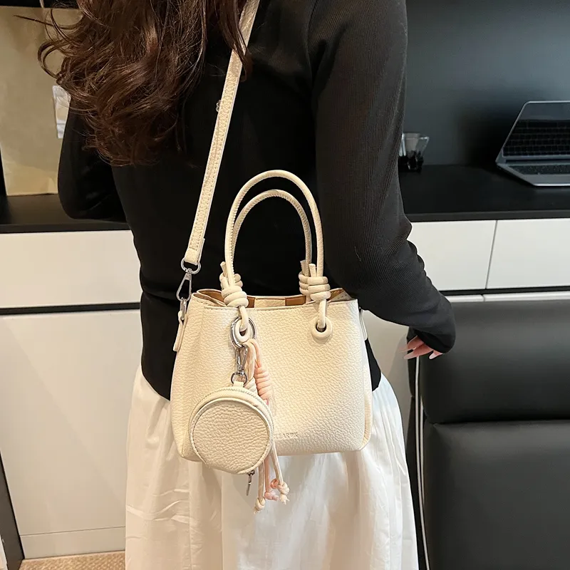 KARUISHA PU Handbag Women's White/Light Blue/Pink/Black-2