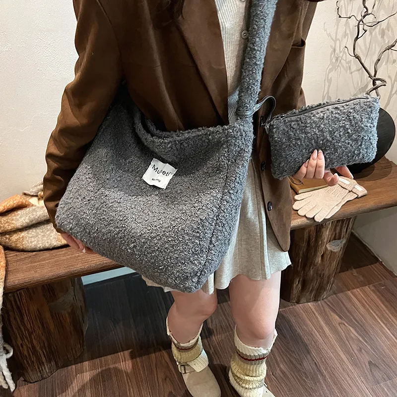 KARUISHA Canvas Crossbody Bag Canvas Bag Women's Brown/Black-28
