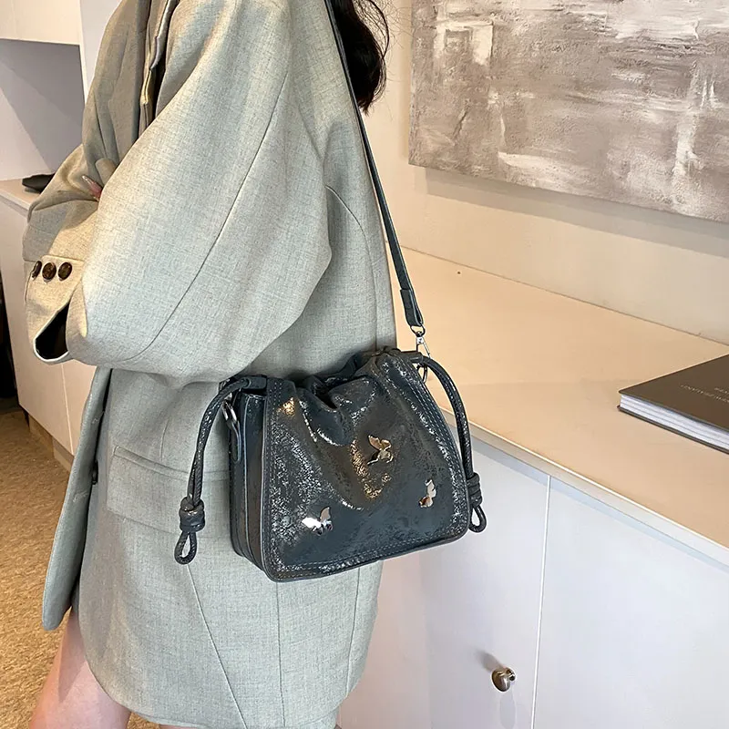 KARUISHA PU Crossbody Bag Shoulder Bag Women's White/Silver/Green/Black-10