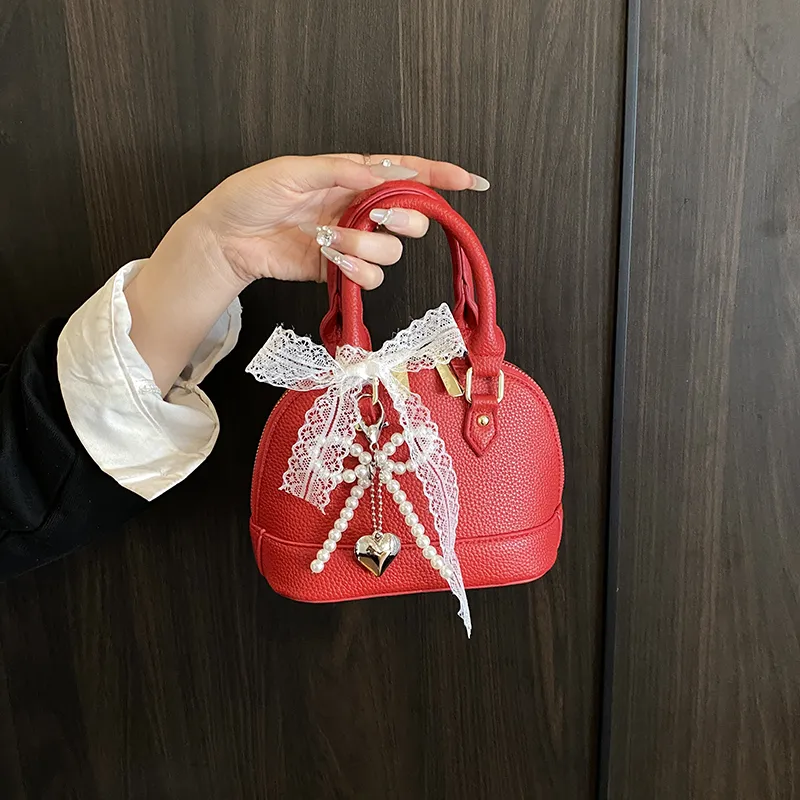 VERADONNA PU Handbag Women's White/Pink/Yellow/Red/Black-13