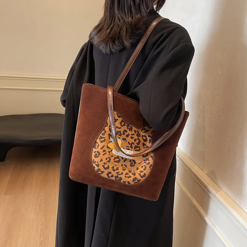 KARUISHA Leather Velvet Tote Bag Shopping Bag Shoulder Bags Regular Women's Multicolor-20