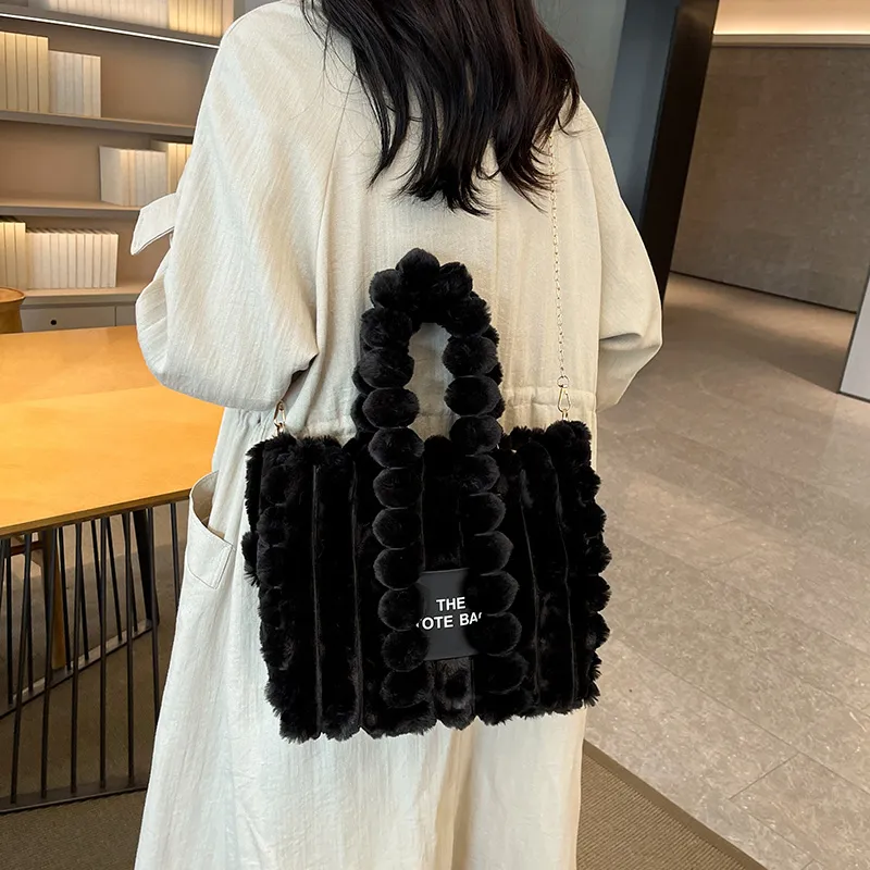 KARUISHA Plush One Shoulder Handbags Regular Women's Multicolor-21