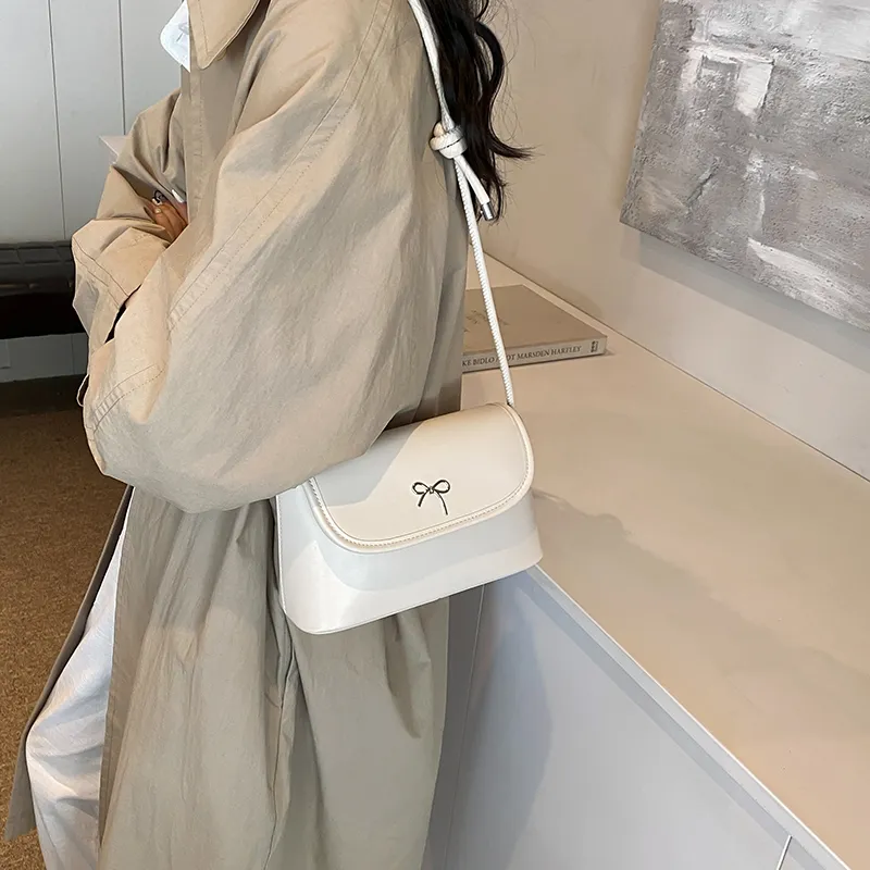 KARUISHA PU Shoulder Bag Women's White/Silver/Brown/Black/Pink-1