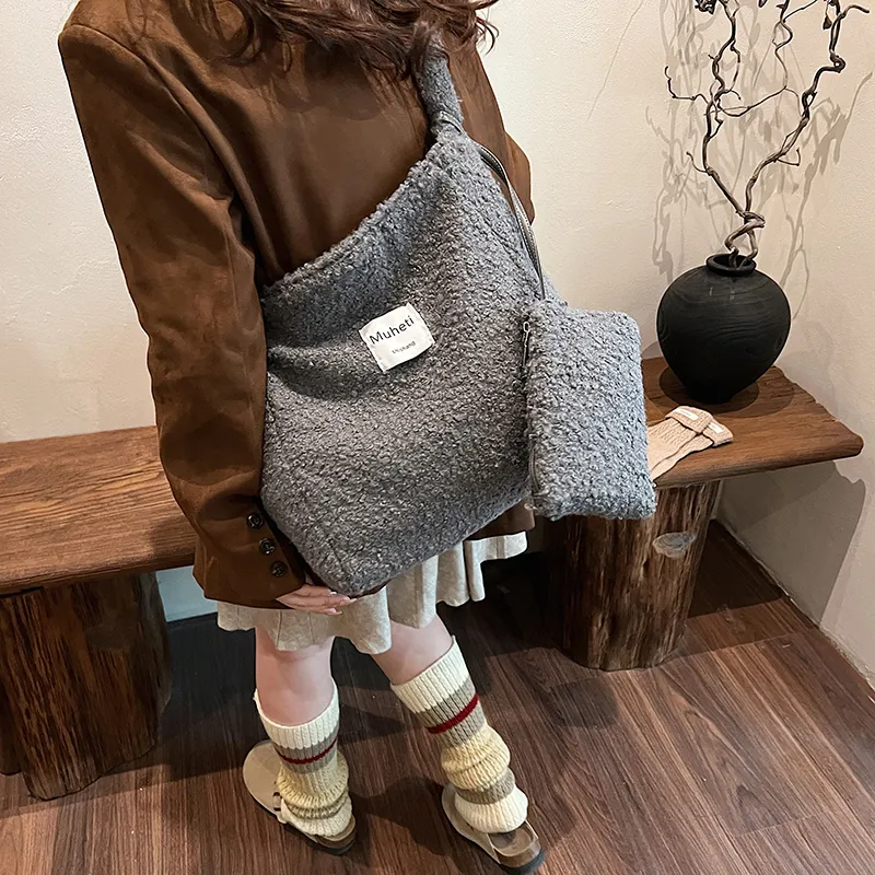 KARUISHA Canvas Crossbody Bag Canvas Bag Women's Brown/Black-30