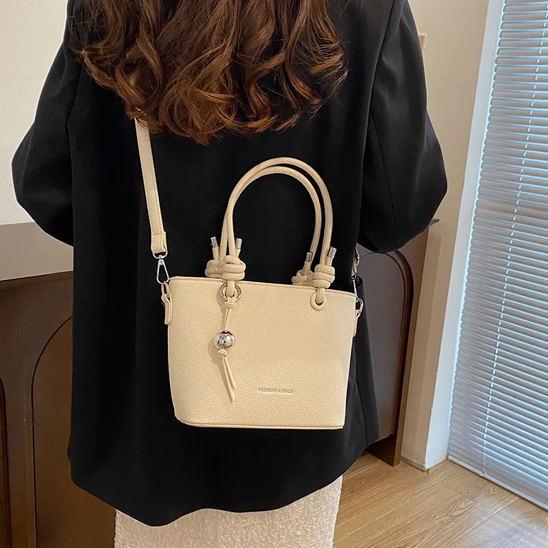 KARUISHA PU One Shoulder Handbag Women's White/Brown/Black/Caramel/Pink/Khaki-2