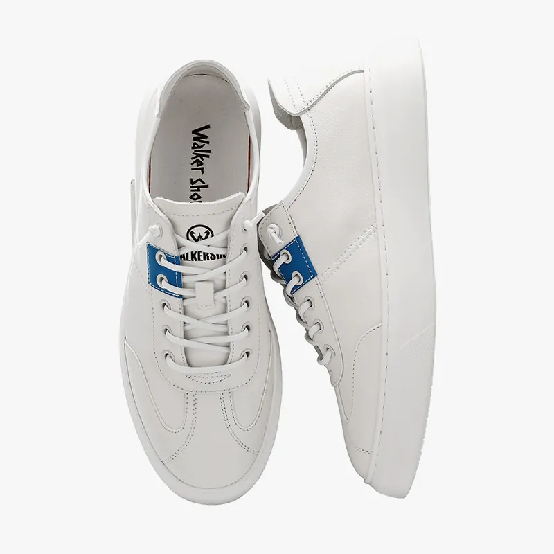 Walker Shop Low Top Skateboard Shoes Men's White-4