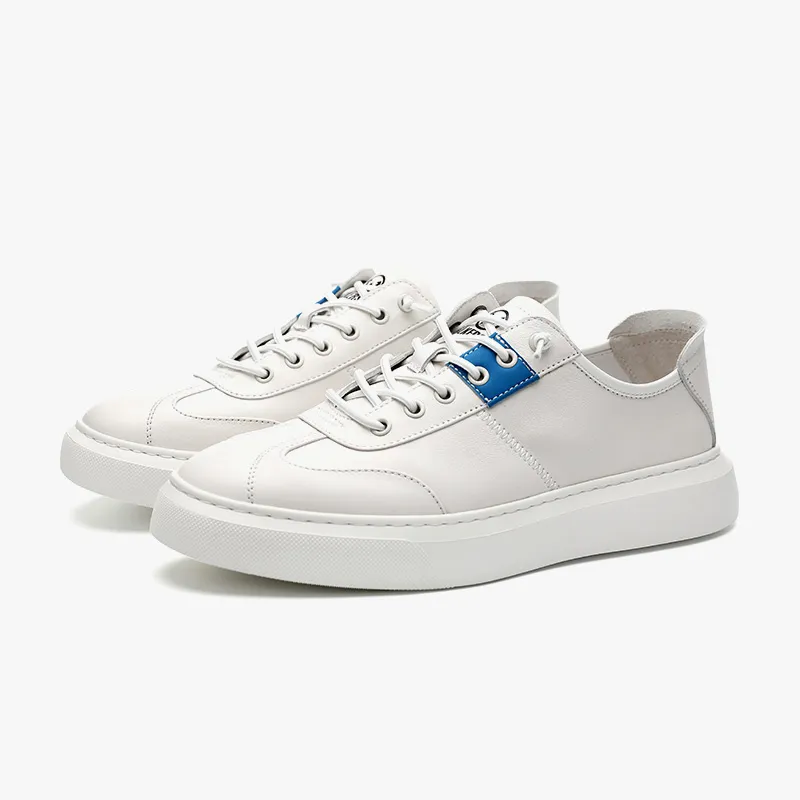 Walker Shop Low Top Skateboard Shoes Men's White-1