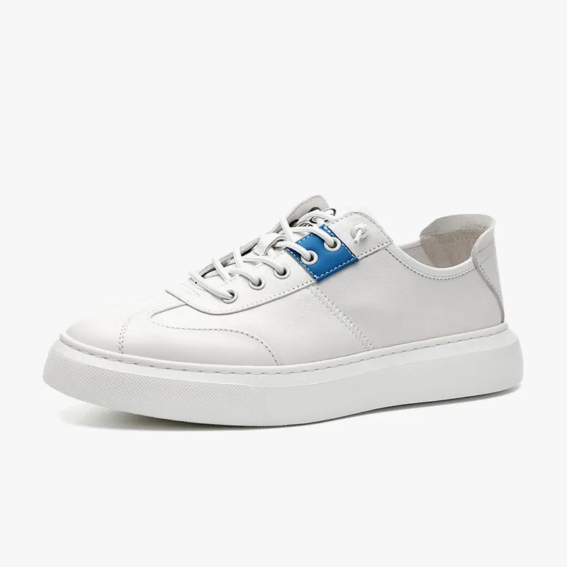 Walker Shop Low Top Skateboard Shoes Men's White-3