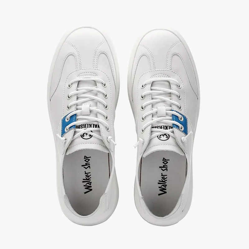 Walker Shop Low Top Skateboard Shoes Men's White-5