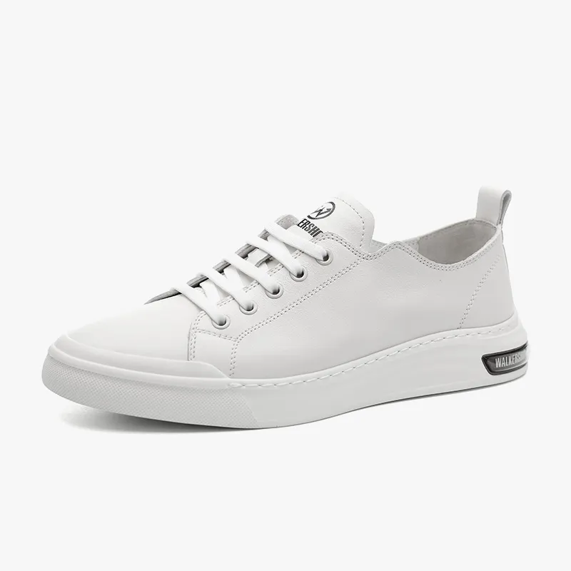 Walker Shop Low Top Skateboard Shoes Men's White-3
