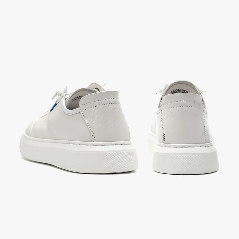 Walker Shop Low Top Skateboard Shoes Men's White-6