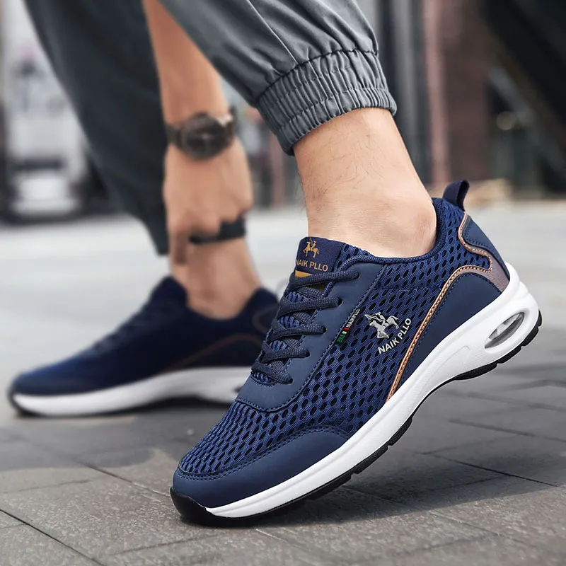 NAIKPLLO Breathable Low-Top Running Shoes Men's-8