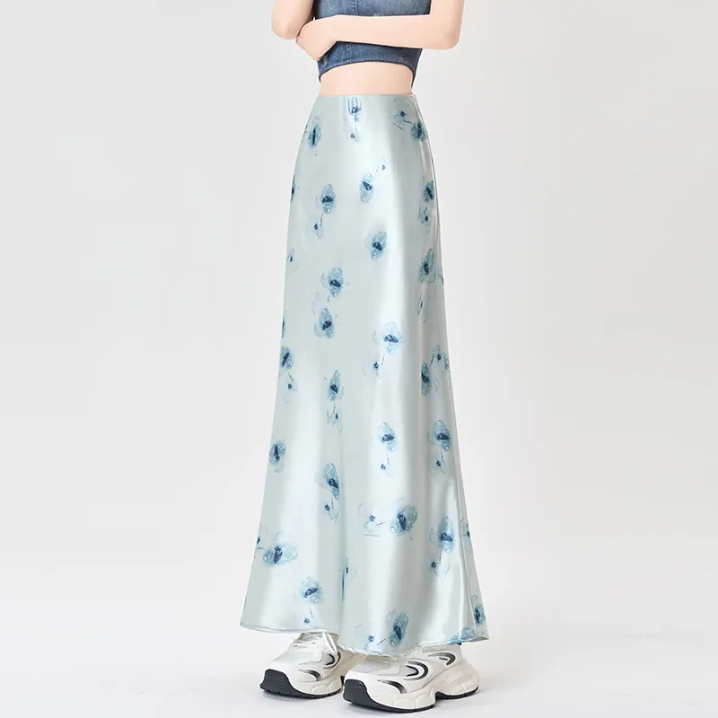 LCEVHZ'S Casual Long Skirt Women's-3