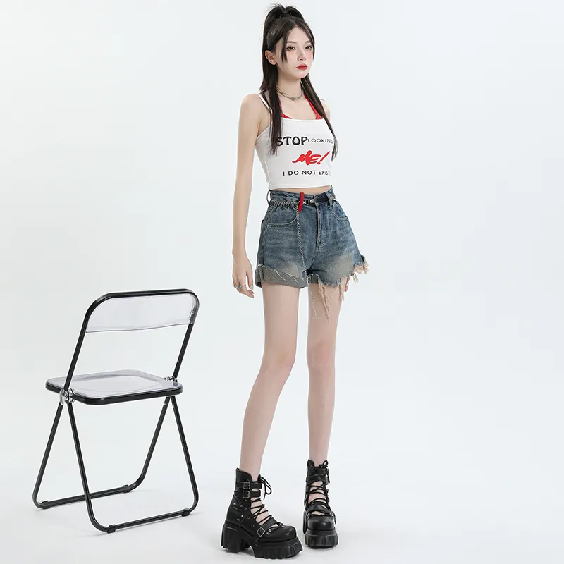 LCEVHZ'S Denim Shorts Women's-9