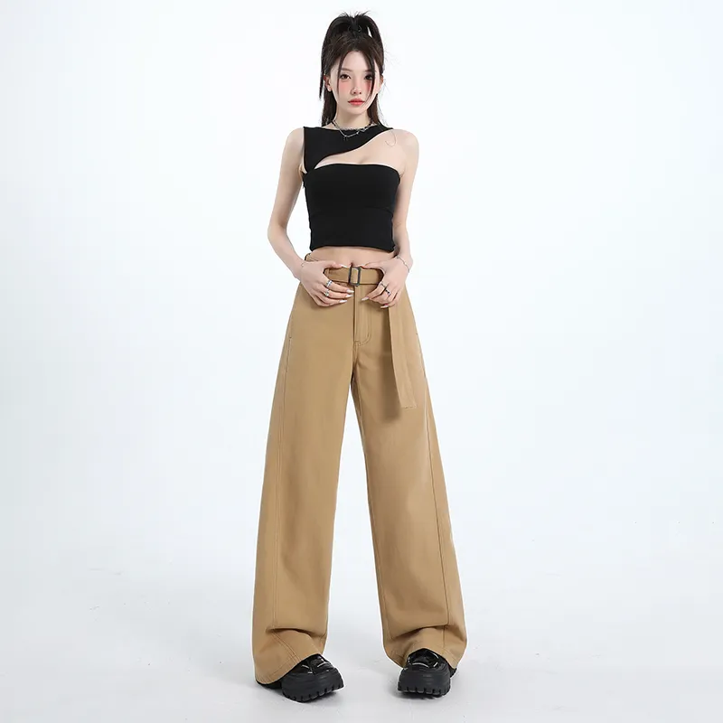 LCEVHZ'S Jeans Women's Khaki-4