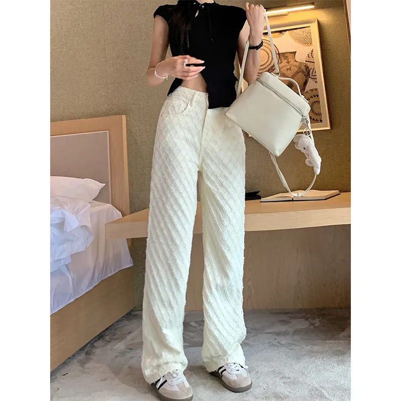 LCEVHZ'S Jeans Women's Apricot-3