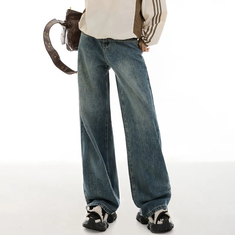 LCEVHZ'S Jeans Women's Vintage Blue-4