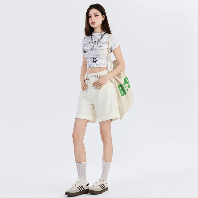 LCEVHZ'S Denim Shorts Women's-19