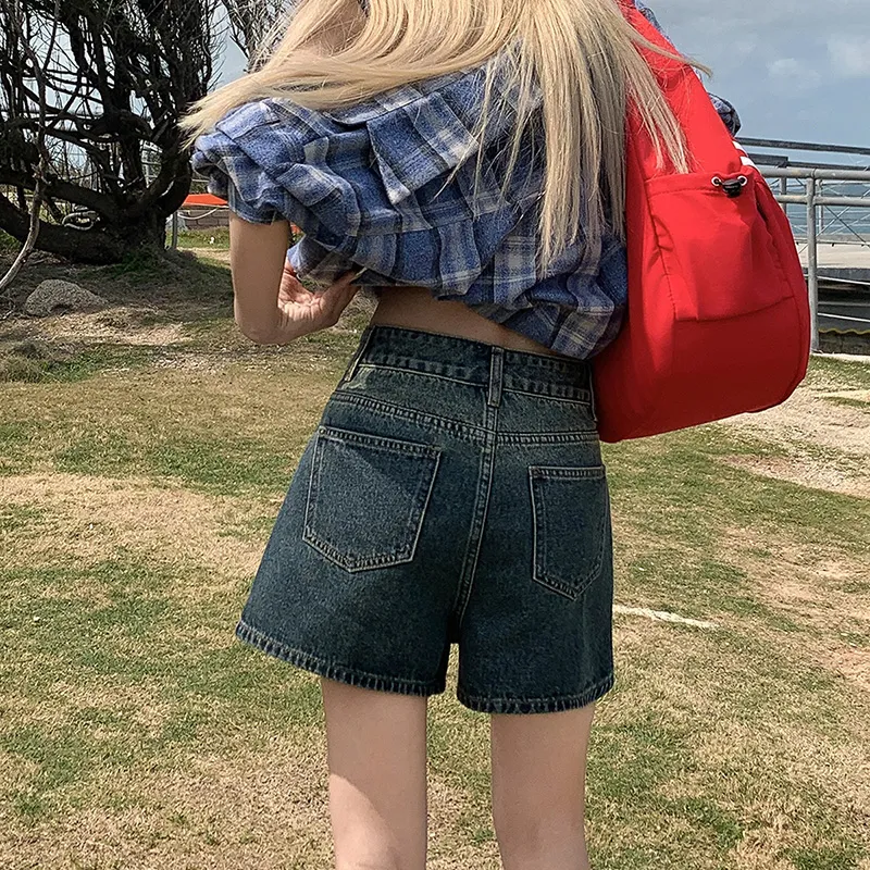 LCEVHZ'S Denim Shorts Women's-9