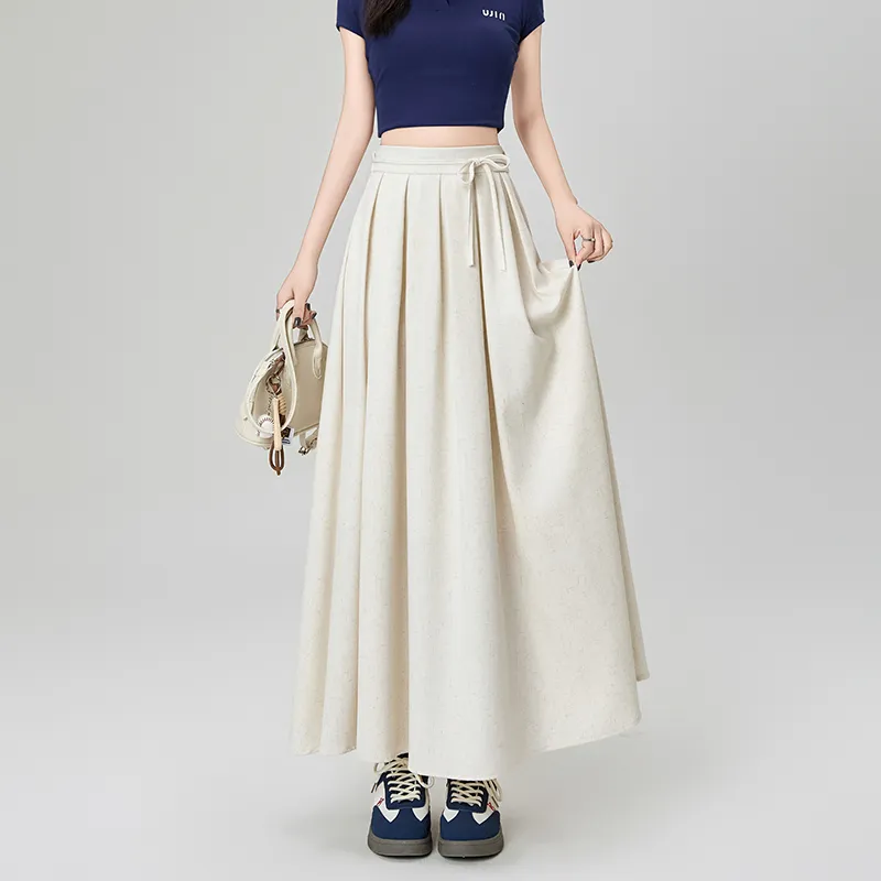 LCEVHZ'S Casual Long Skirt Women's-17