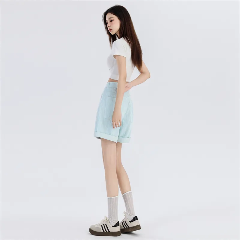 LCEVHZ'S Denim Shorts Women's-5